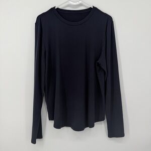 Lululemon Navy Blue Long Sleeve Shirt Women's Size 6 *Read Gym Athletic